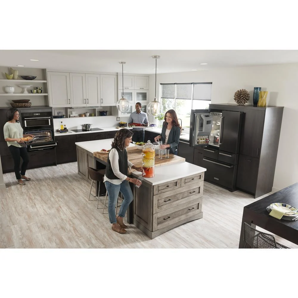 Kitchenaid KRMF706EBS 25.8 Cu. Ft. 36" Multi-Door Freestanding Refrigerator with Platinum Interior Design and PrintShield™ Finish - Image 18