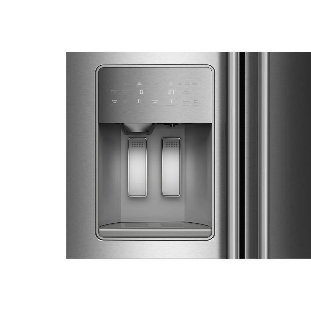 Kitchenaid KRSC536RPS 20.8 Cu. Ft. Counter-Depth Side-by-Side Refrigerator with Exterior Ice and Water Dispenser in PrintShield® Finish - Image 3