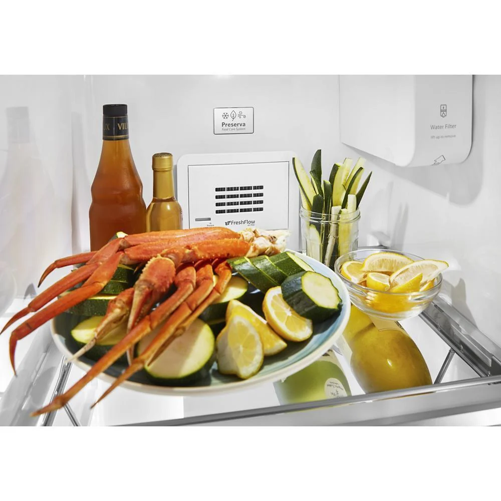 Kitchenaid KRSC700HPS 19.9 cu ft. Counter-Depth Side-by-Side Refrigerator with Exterior Ice and Water and PrintShield™ finish - Image 9