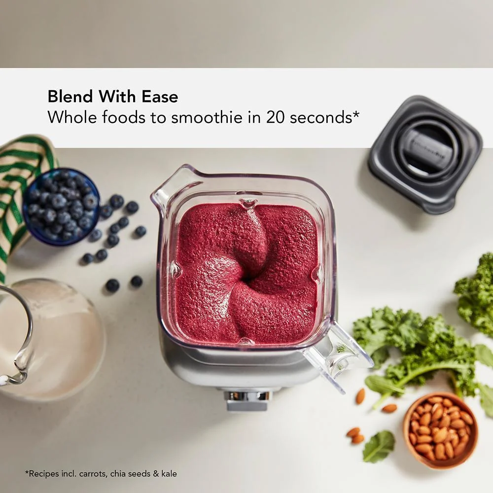 Kitchenaid KSB4028WH K400 Variable Speed Blender with Tamper - Image 5