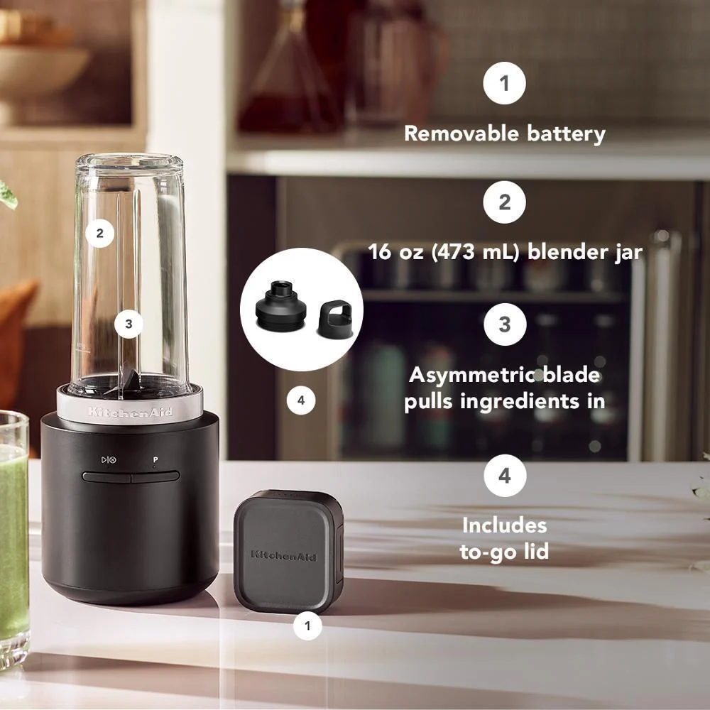 KSBR256BM KitchenAid Go® Cordless Personal Blender - battery included - Image 10