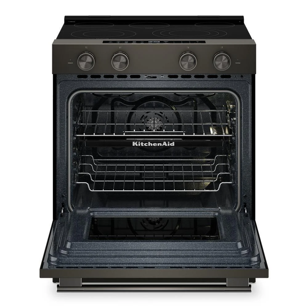 Kitchenaid KSES530SBE 5.3 Cu. Ft. Smart Slide-in Electric Range with Two Even-Heat™ Hyper Elements and Convection Cooking Modes - Image 15