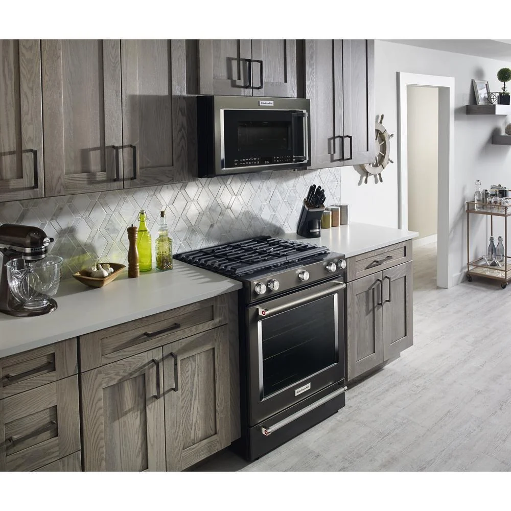 Kitchenaid KSGG700EBS 30-Inch 5-Burner Gas Slide-In Convection Range - Image 17