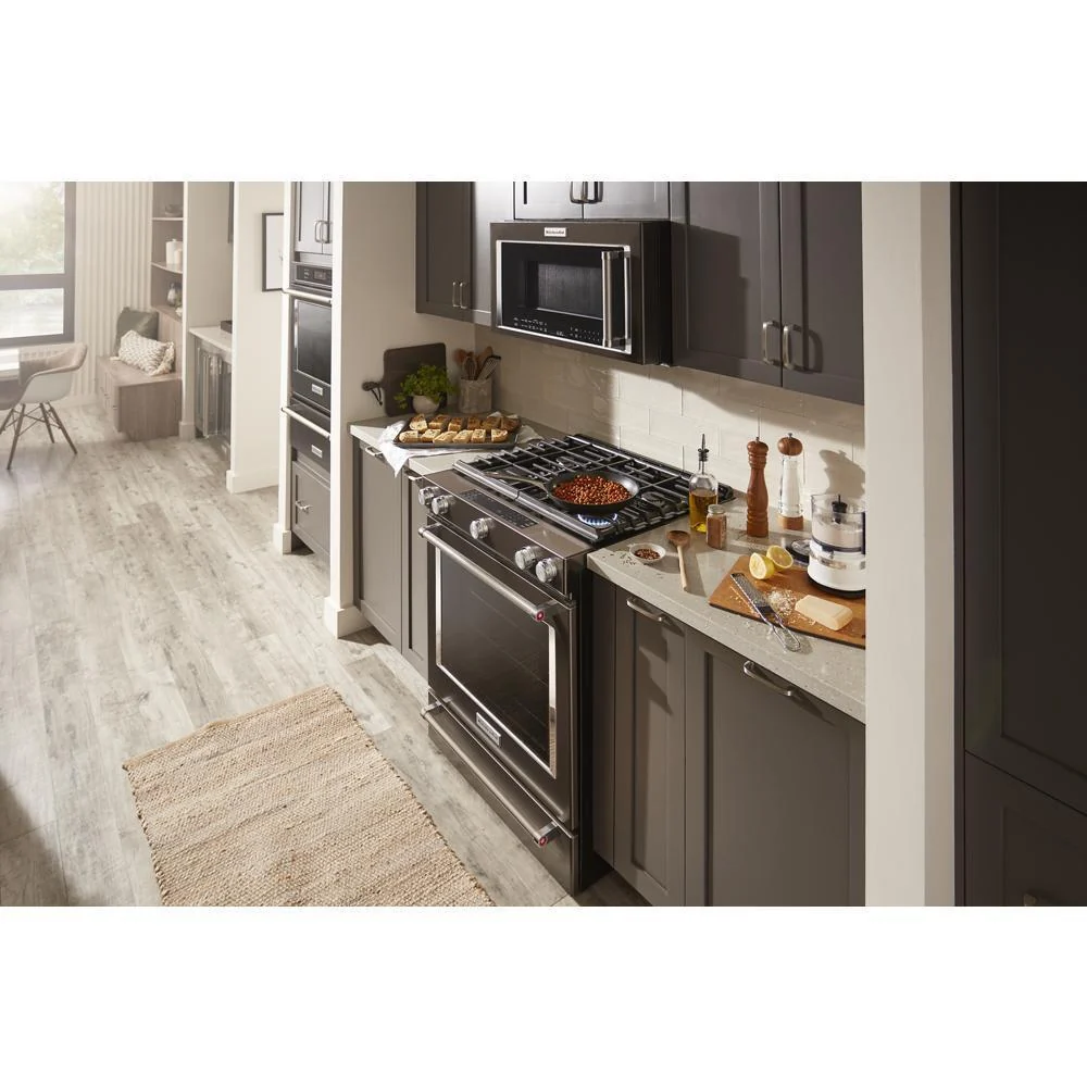 Kitchenaid KSGG700EBS 30-Inch 5-Burner Gas Slide-In Convection Range - Image 24
