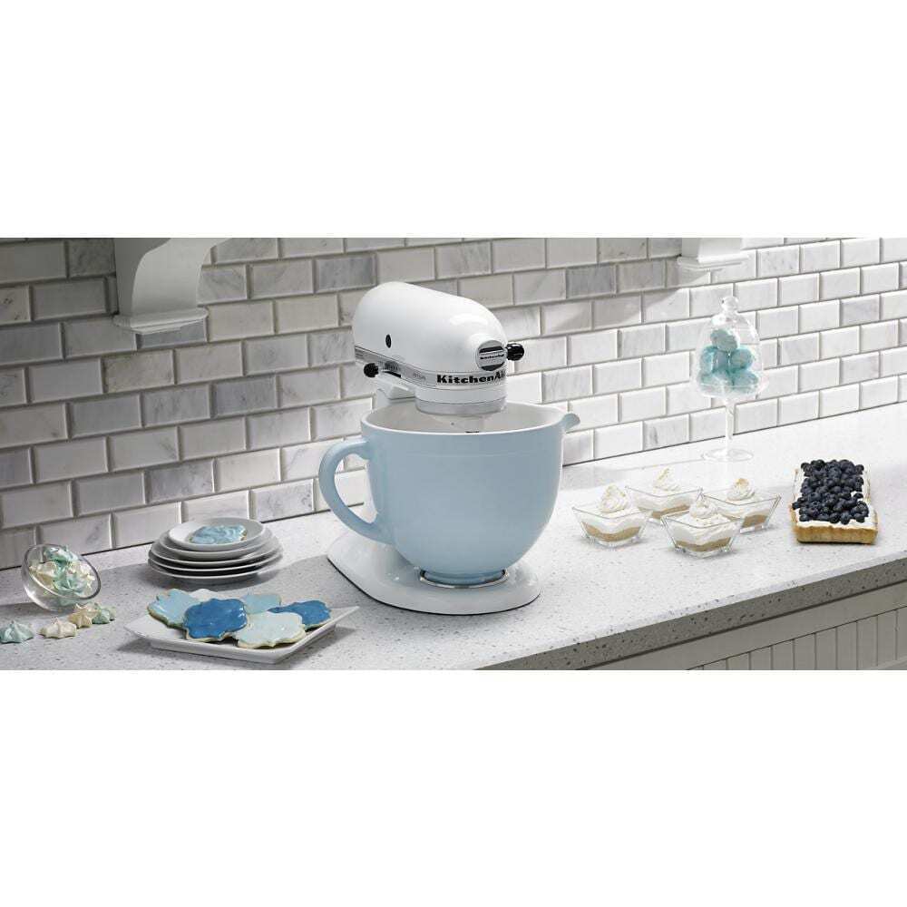 Kitchenaid KSM150PSWH Artisan® Series 5 Quart Tilt-Head Stand Mixer - Image 4