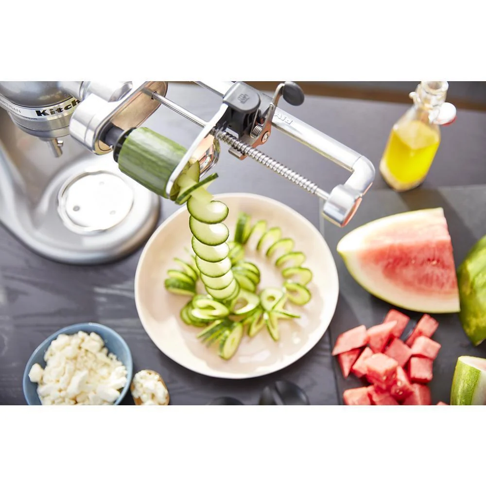 Kitchenaid KSM2APC 7 Blade Spiralizer Plus with Peel, Core and Slice - Image 2