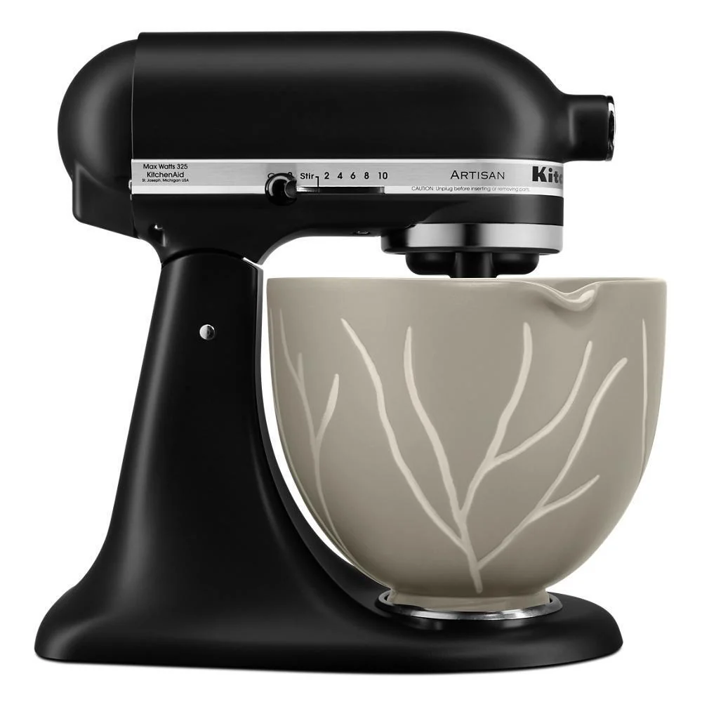 Kitchenaid KSM2CB5BL 5 Quart Bare Leaves Ceramic Bowl - Image 6