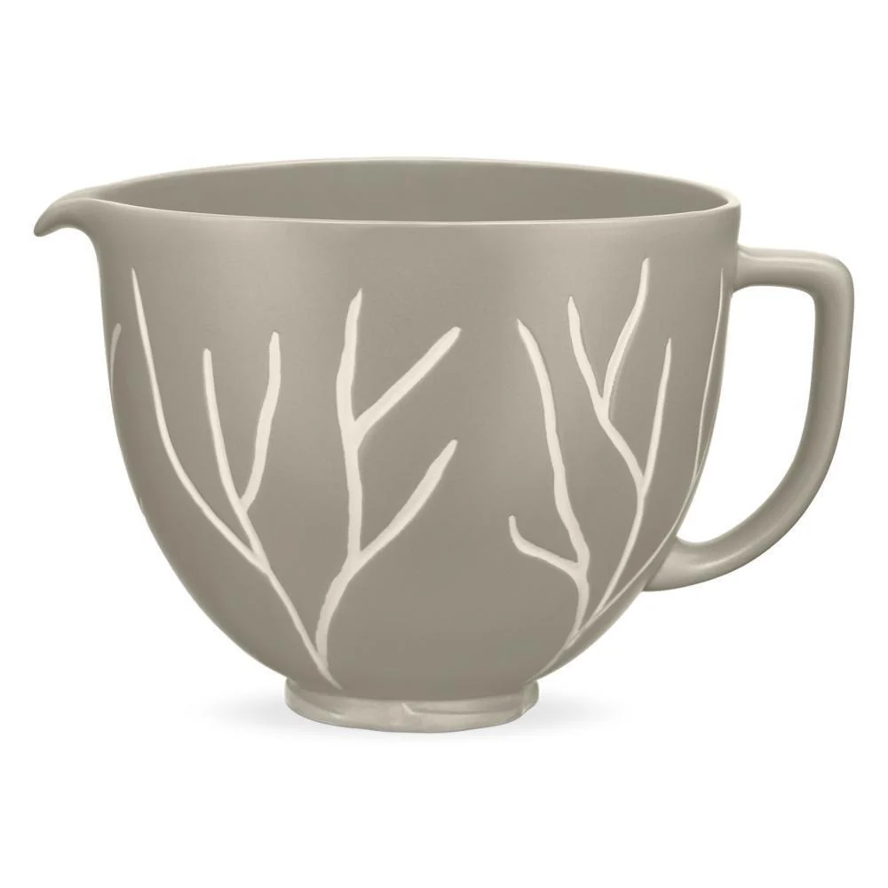 Kitchenaid KSM2CB5BL 5 Quart Bare Leaves Ceramic Bowl - Image 7