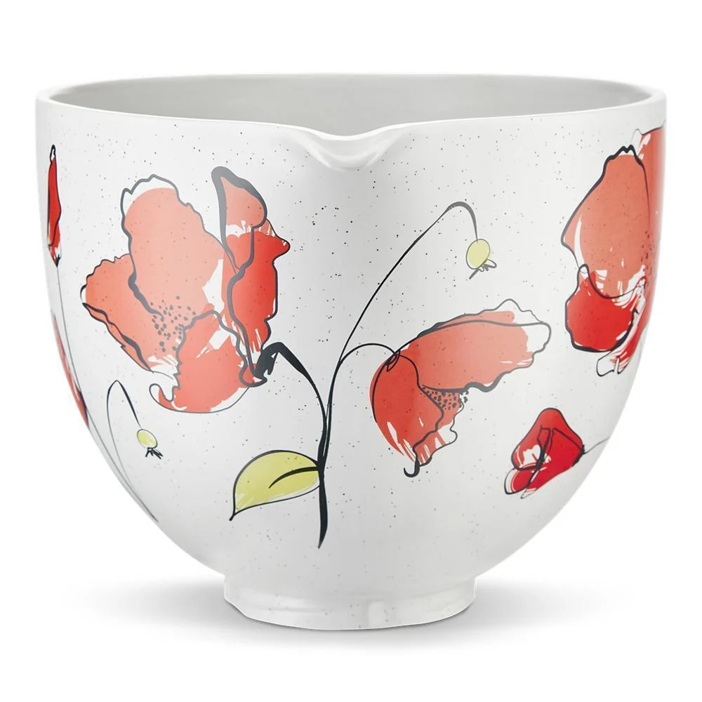 Kitchenaid KSM2CB5PPY 5 Quart Poppy Ceramic Bowl - Image 11