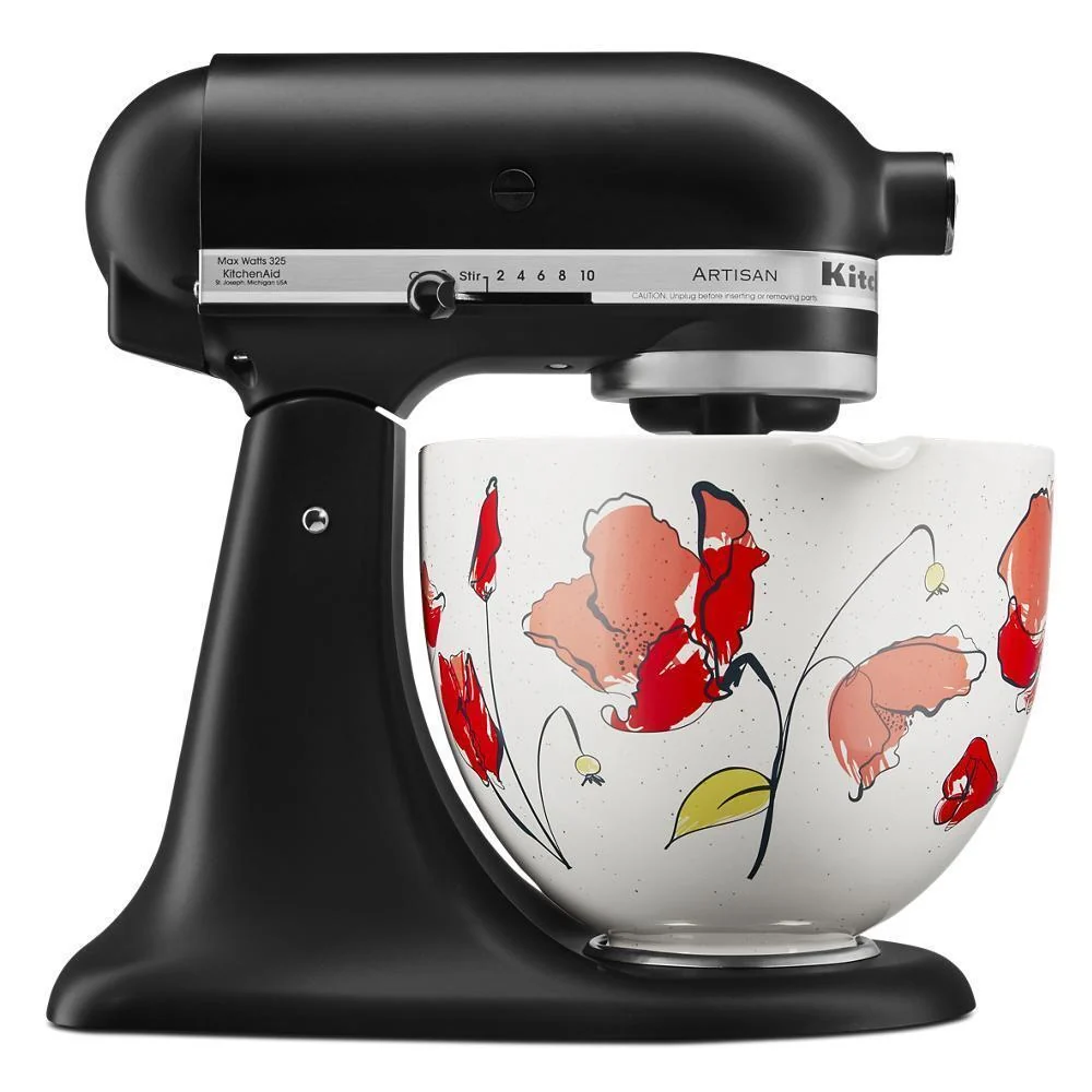 Kitchenaid KSM2CB5PPY 5 Quart Poppy Ceramic Bowl - Image 6