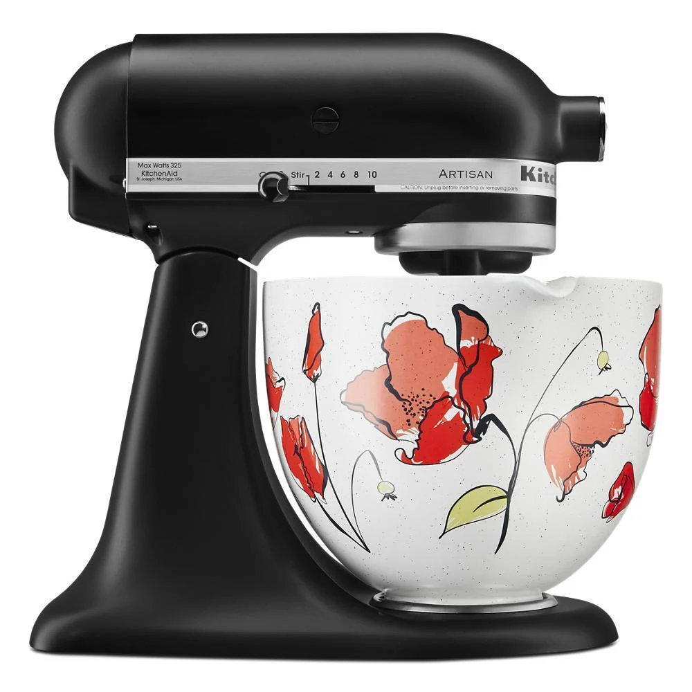 Kitchenaid KSM2CB5PPY 5 Quart Poppy Ceramic Bowl - Image 8