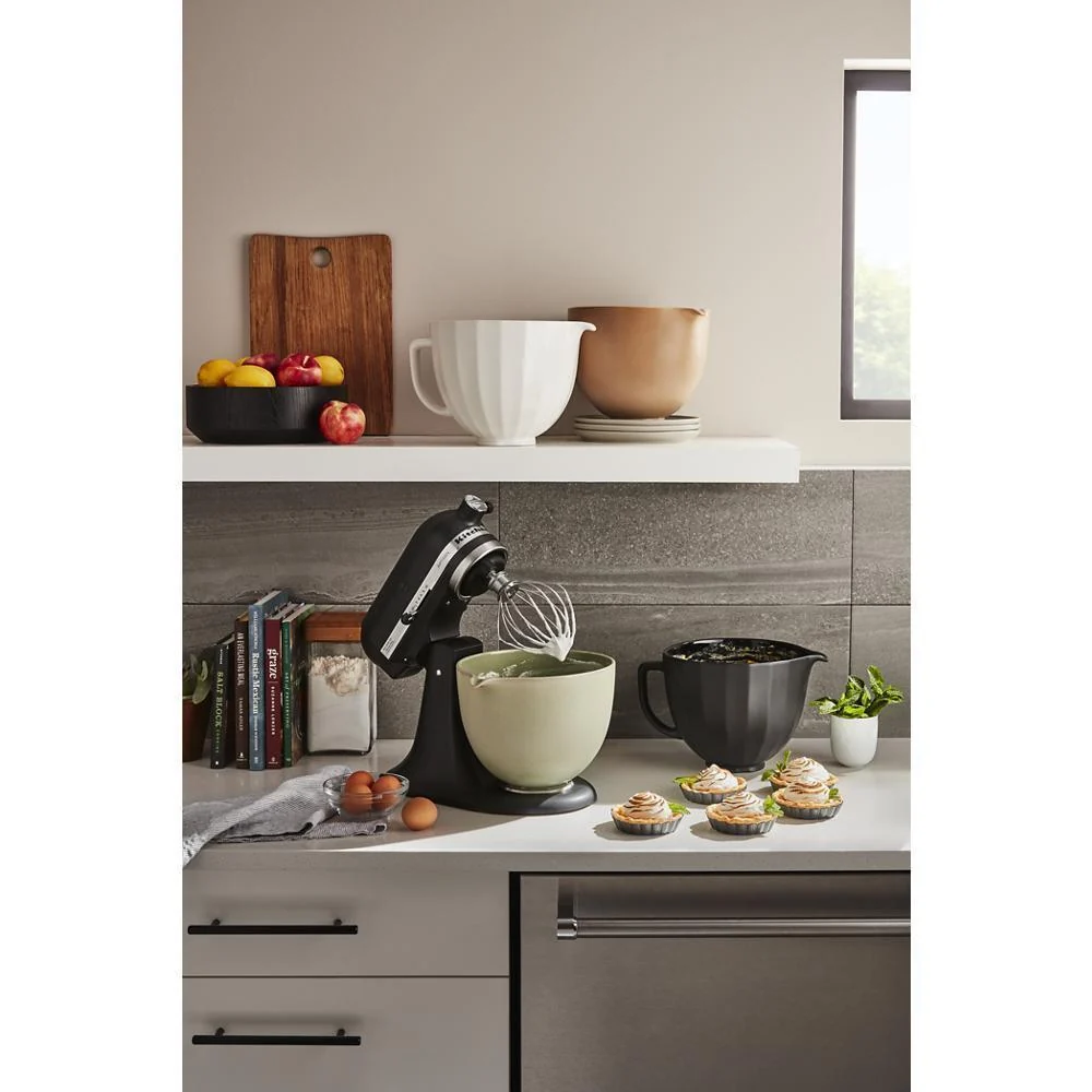 Kitchenaid KSM2CB5PWS 5 Quart White Shell Ceramic Bowl - Image 2