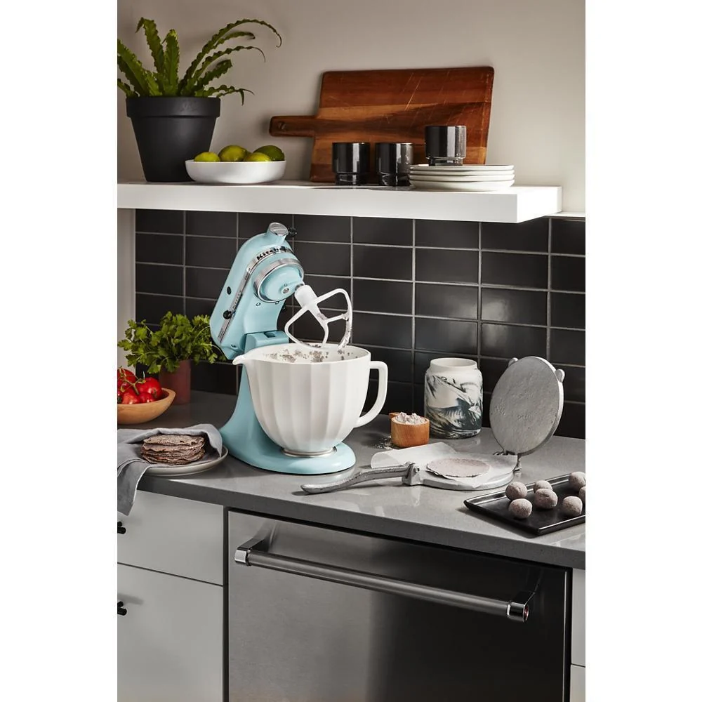 Kitchenaid KSM2CB5PWS 5 Quart White Shell Ceramic Bowl - Image 4