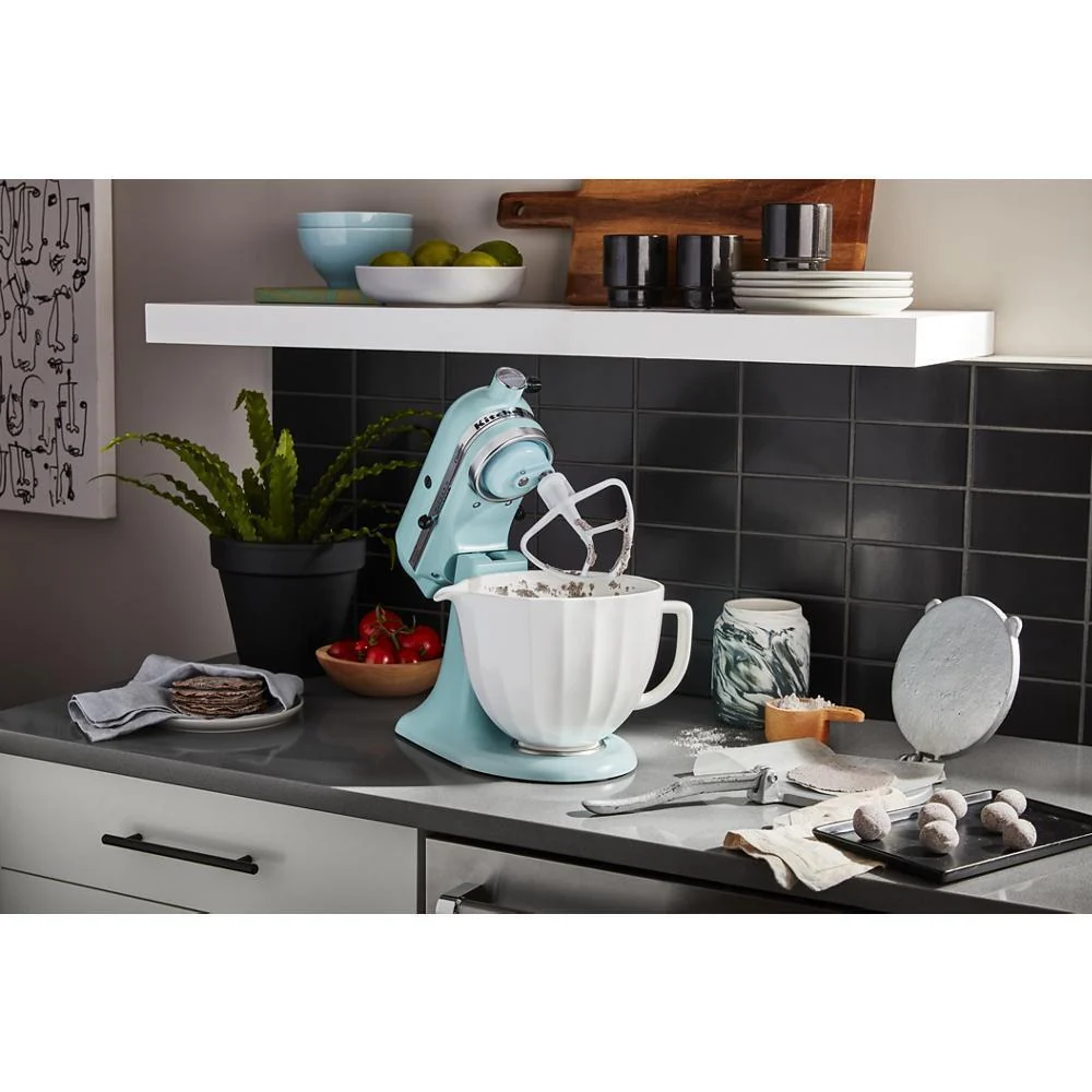 Kitchenaid KSM2CB5PWS 5 Quart White Shell Ceramic Bowl - Image 5