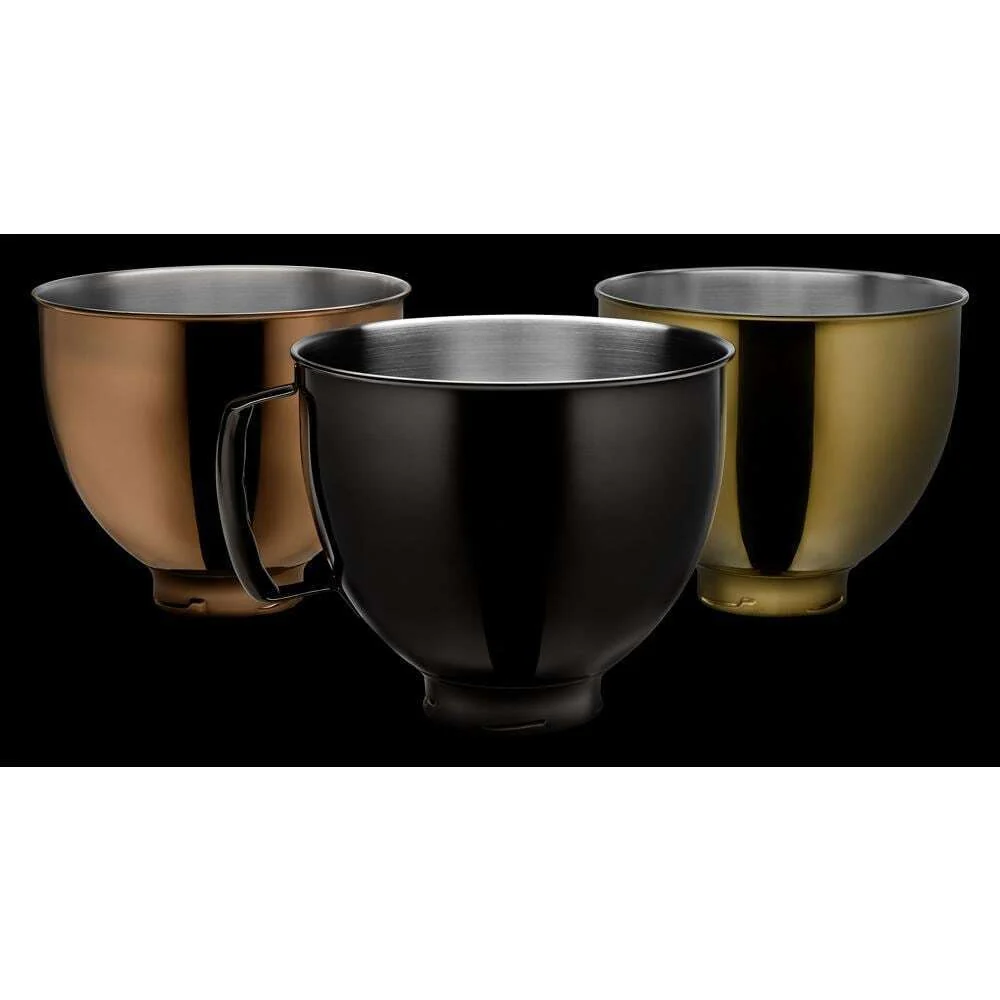 Kitchenaid KSM5SSBRB 5 Quart Tilt-Head Metallic Finish Stainless Steel Bowl - Image 11