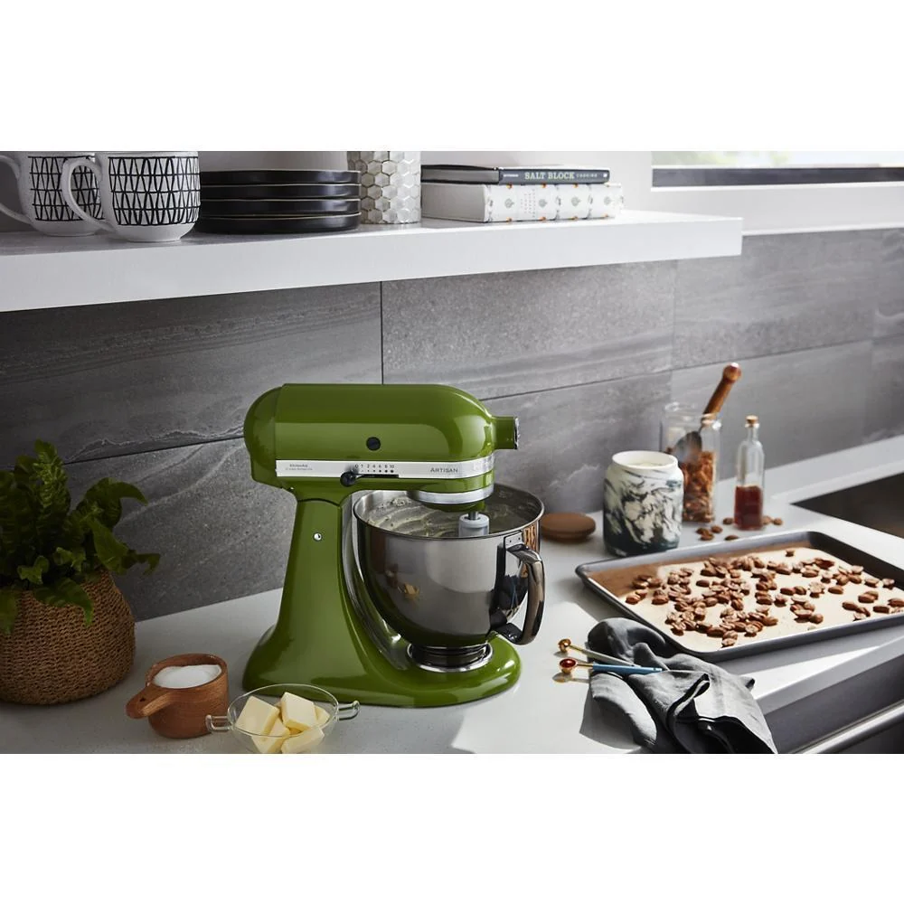 Kitchenaid KSM5SSBRB 5 Quart Tilt-Head Metallic Finish Stainless Steel Bowl - Image 2