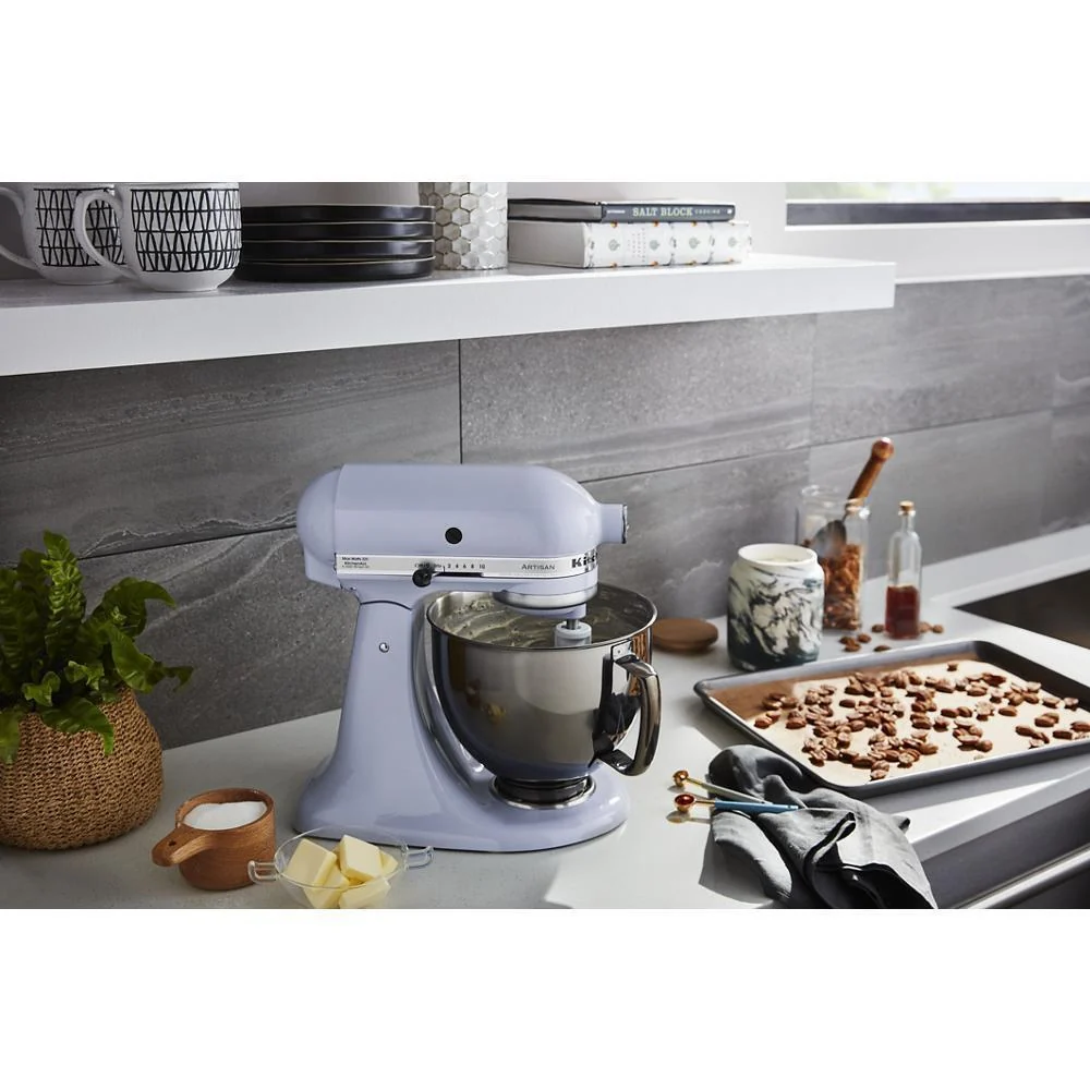 Kitchenaid KSM5SSBRB 5 Quart Tilt-Head Metallic Finish Stainless Steel Bowl - Image 4