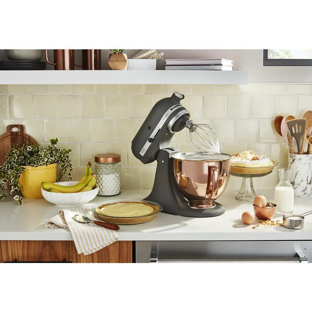 Kitchenaid KSM5SSBRC 5 Quart Tilt-Head Metallic Finish Stainless Steel Bowl - Image 4