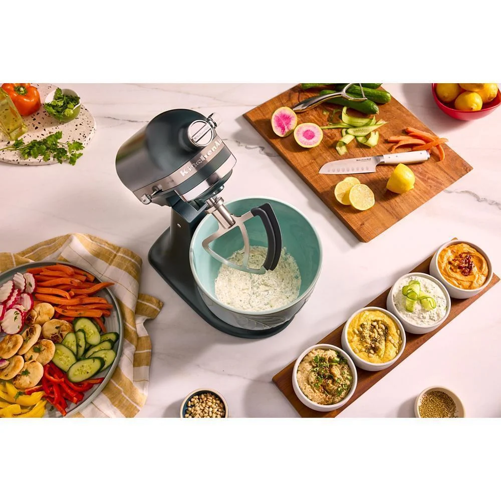 Kitchenaid KSMTHSFSS Durable stainless steel flex edge beater for select KitchenAid® tilt-head stand mixers - Image 4