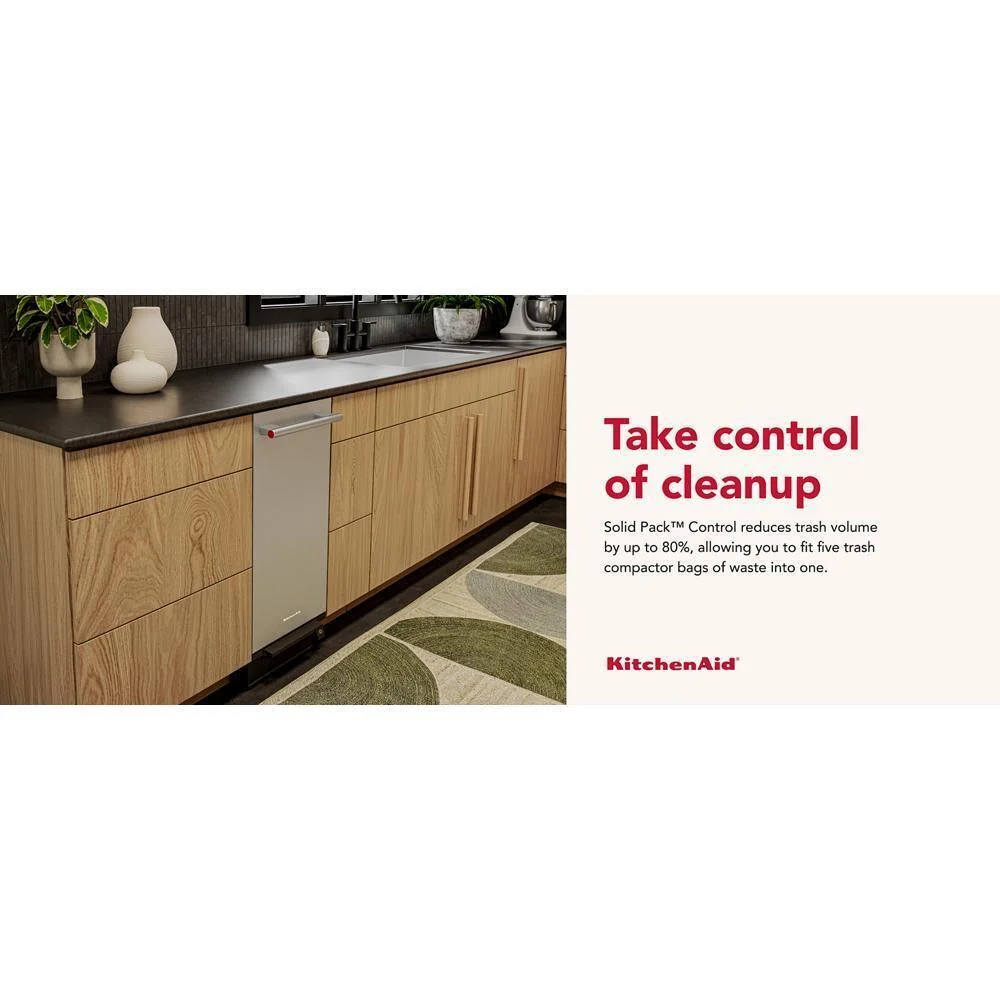 KTTP515TSS KitchenAid® 15 in. Built-In Trash Compactor with Built-In Odor Management System - Image 9