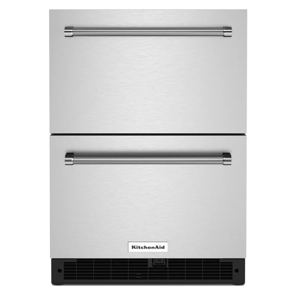 Kitchenaid KUDR204KSB 24" Stainless Steel Undercounter Double-Drawer Refrigerator