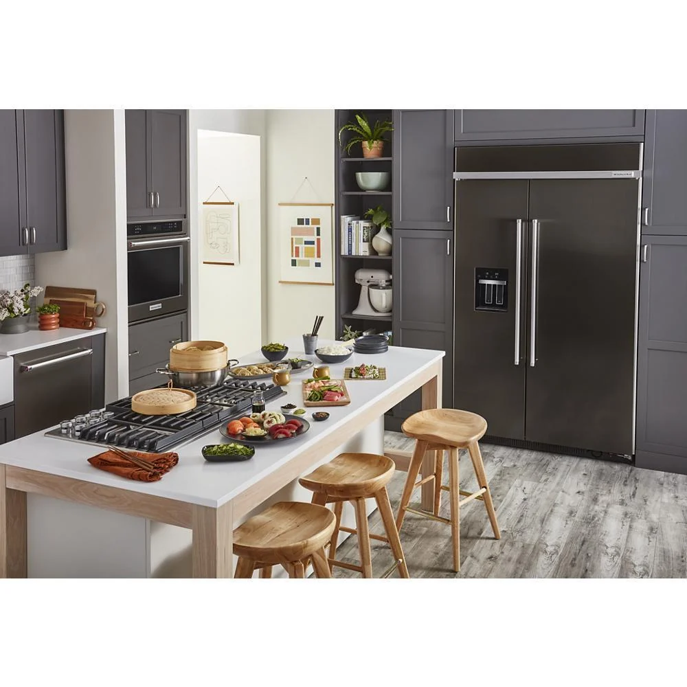 Kitchenaid KURR314KBS 24" Undercounter Refrigerator with Glass Door and Shelves with Metallic Accents and PrintShield™ Finish - Image 15