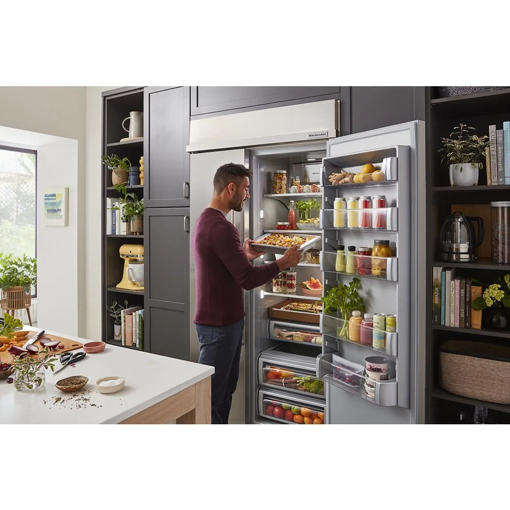 Kitchenaid KURR314KSS 24" Undercounter Refrigerator with Glass Door and Shelves with Metallic Accents - Image 22