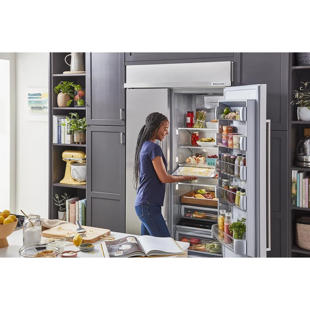 Kitchenaid KURR314KSS 24" Undercounter Refrigerator with Glass Door and Shelves with Metallic Accents - Image 24