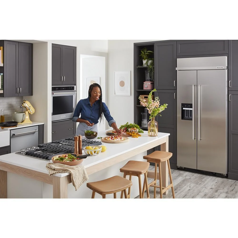 Kitchenaid KURR314KSS 24" Undercounter Refrigerator with Glass Door and Shelves with Metallic Accents - Image 26