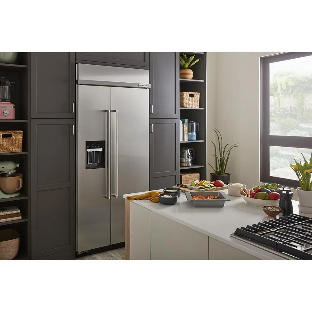 Kitchenaid KUWL314KSS 24" Undercounter Wine Cellar with Glass Door and Metal-Front Racks - Image 14