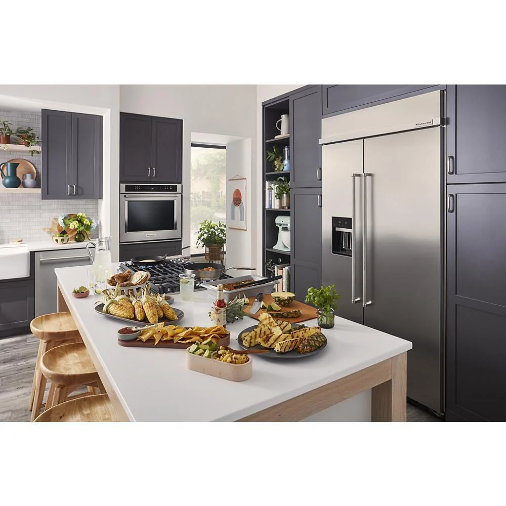 Kitchenaid KUWL314KSS 24" Undercounter Wine Cellar with Glass Door and Metal-Front Racks - Image 16