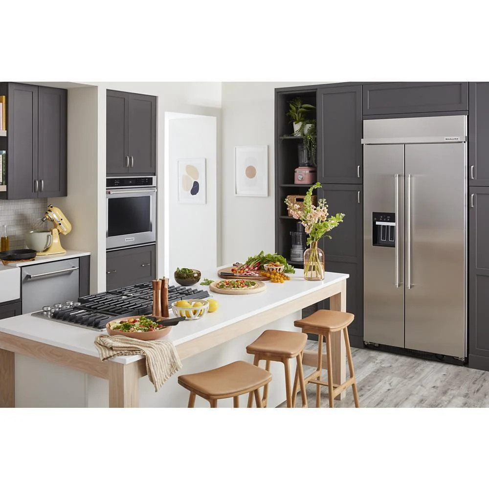 Kitchenaid KUWL314KSS 24" Undercounter Wine Cellar with Glass Door and Metal-Front Racks - Image 17