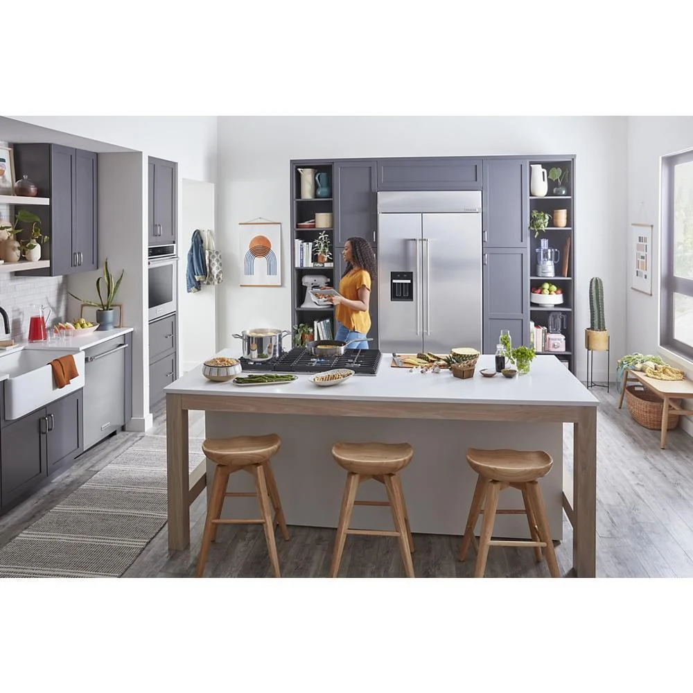 Kitchenaid KUWL314KSS 24" Undercounter Wine Cellar with Glass Door and Metal-Front Racks - Image 29