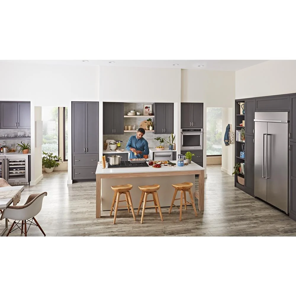 Kitchenaid KUWL314KSS 24" Undercounter Wine Cellar with Glass Door and Metal-Front Racks - Image 31
