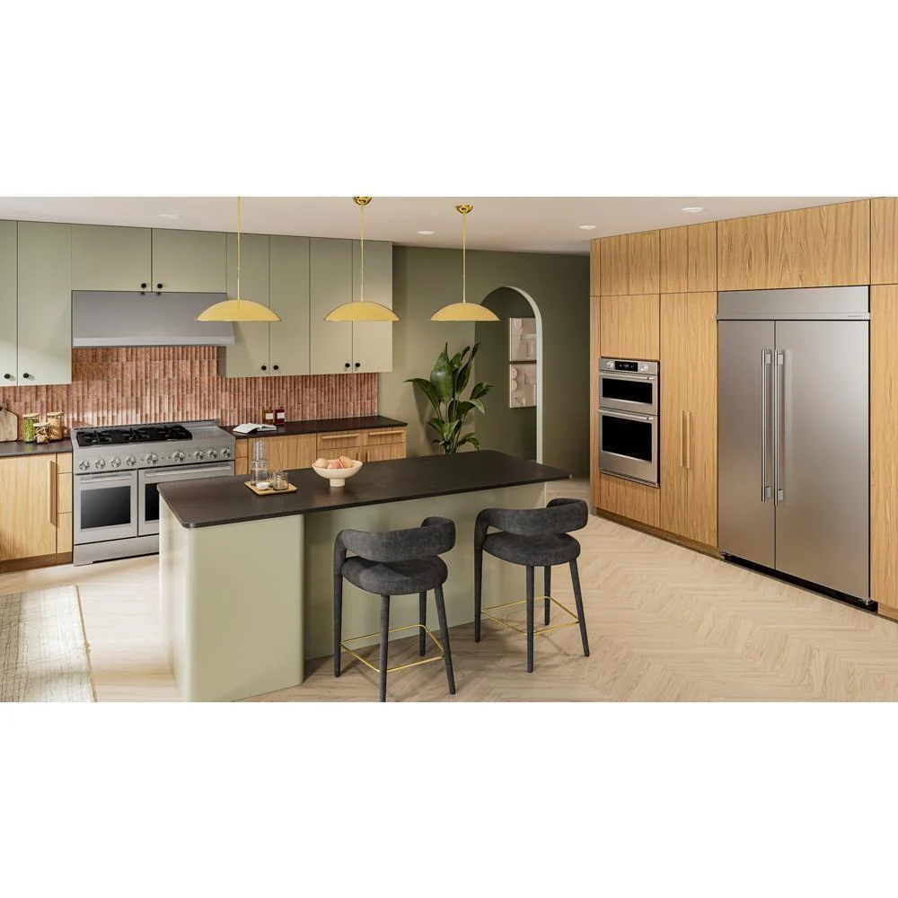Kitchenaid KVWC908KSS 48'' 585 or 1170 CFM Motor Class Commercial-Style Wall-Mount Canopy Range Hood - Image 4