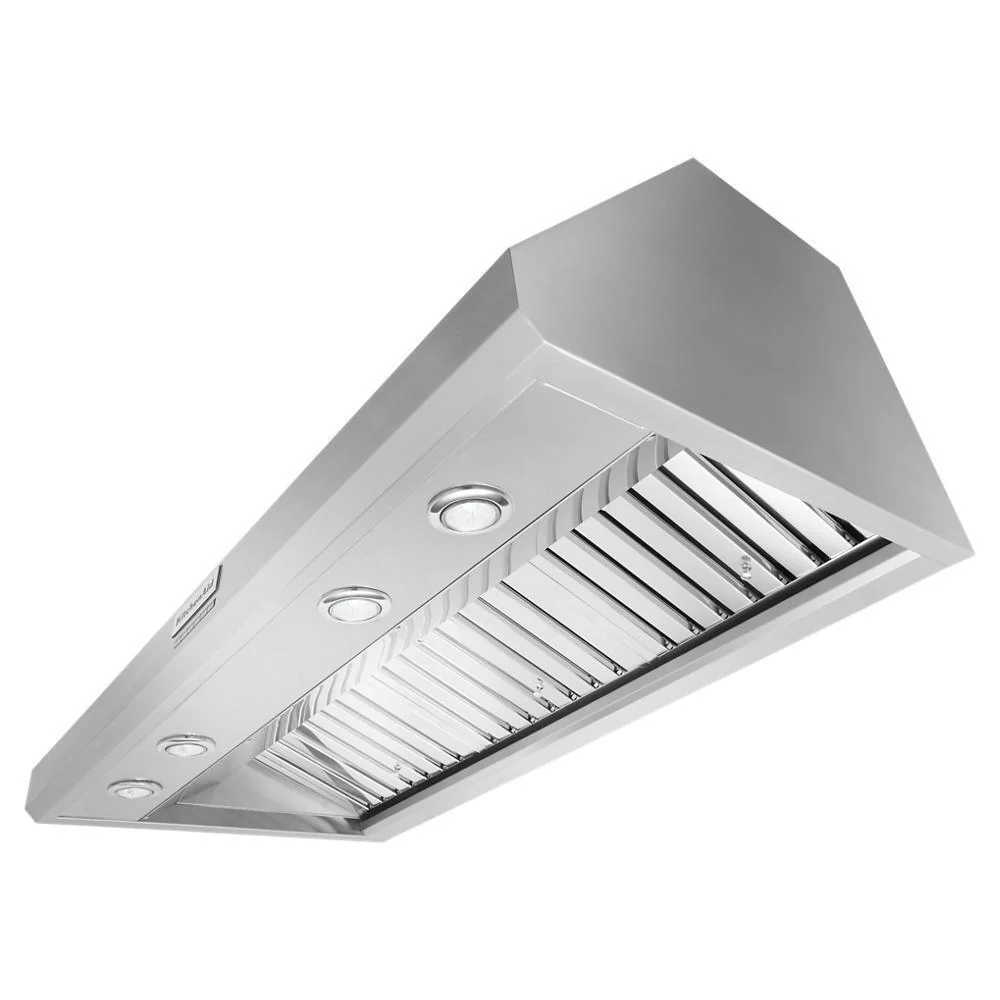 Kitchenaid KVWC908KSS 48'' 585 or 1170 CFM Motor Class Commercial-Style Wall-Mount Canopy Range Hood - Image 8