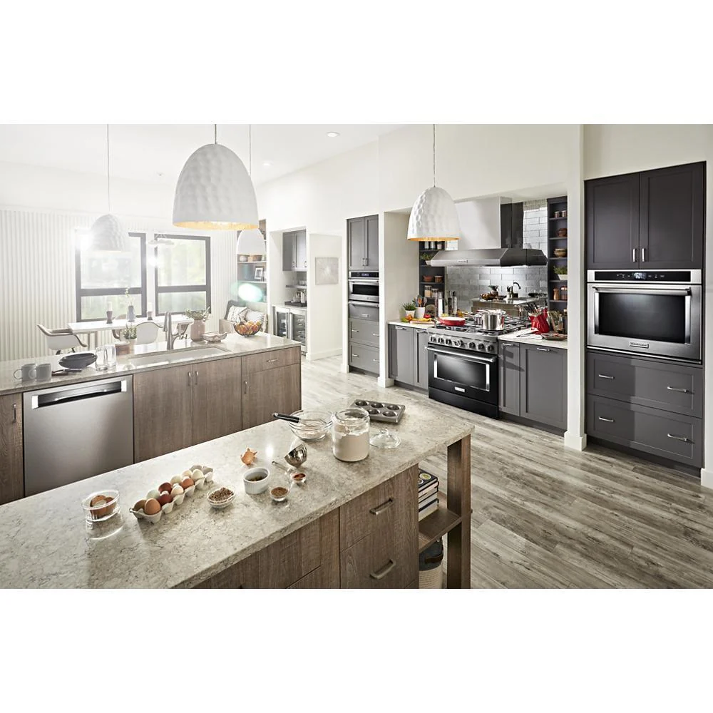Kitchenaid KVWC956KSS 36" 585 or 1170 CFM Motor Class Commercial-Style Wall-Mount Canopy Range Hood - Image 17
