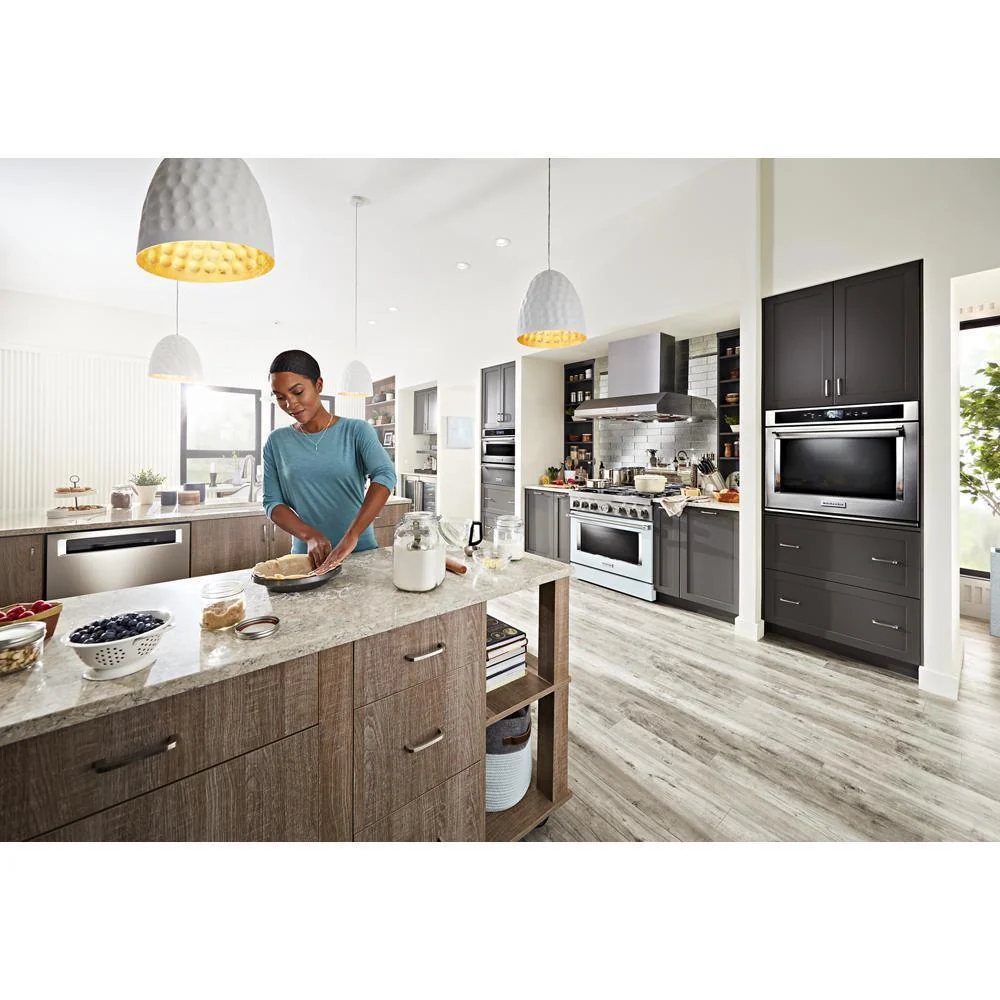 Kitchenaid KVWC956KSS 36" 585 or 1170 CFM Motor Class Commercial-Style Wall-Mount Canopy Range Hood - Image 18