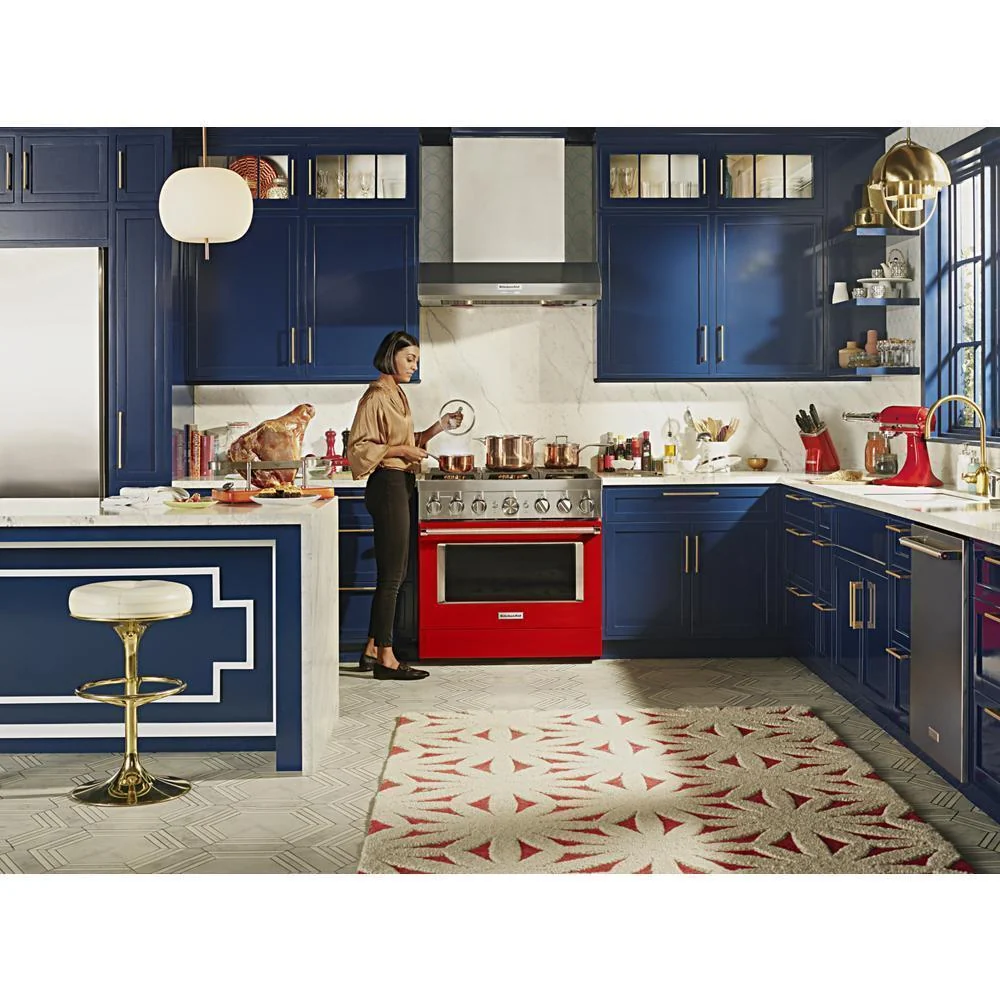 Kitchenaid KVWC956KSS 36" 585 or 1170 CFM Motor Class Commercial-Style Wall-Mount Canopy Range Hood - Image 22