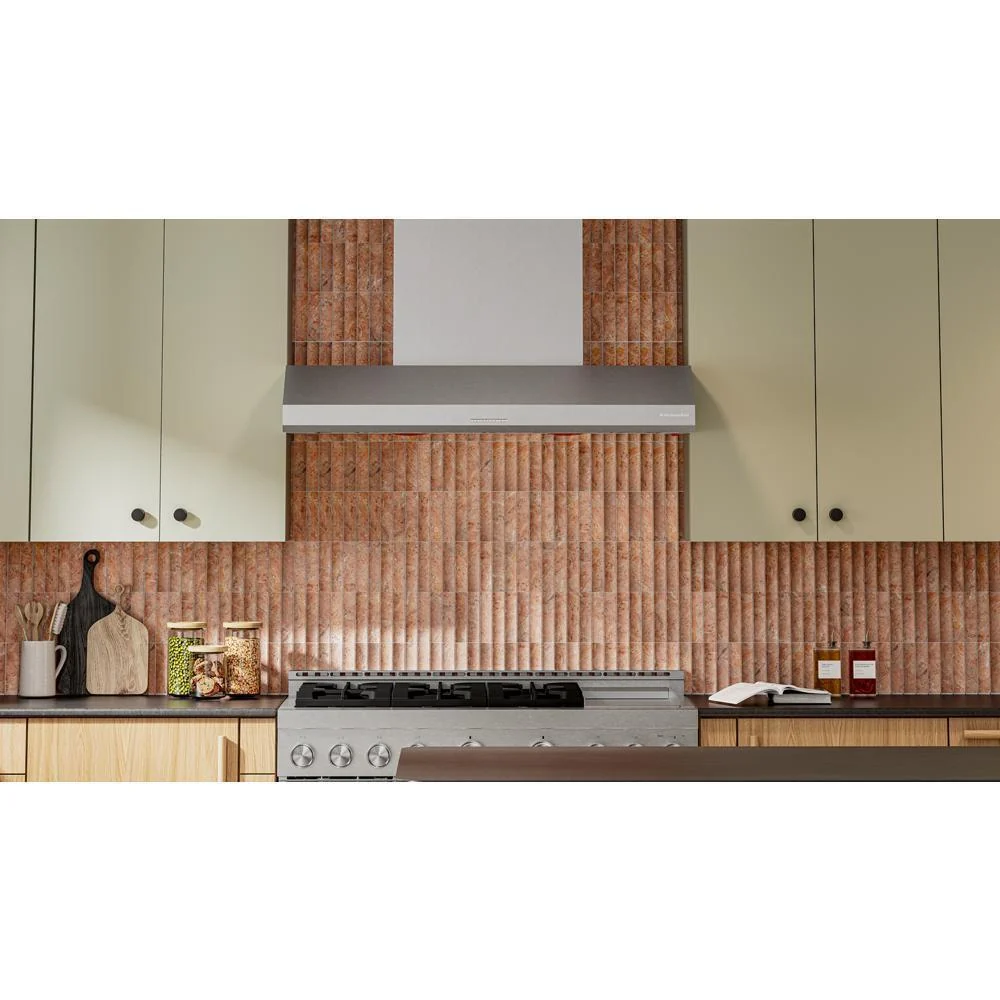 Kitchenaid KVWC958KSS 48'' 585 or 1170 CFM Motor Class Commercial-Style Wall-Mount Canopy Range Hood - Image 17