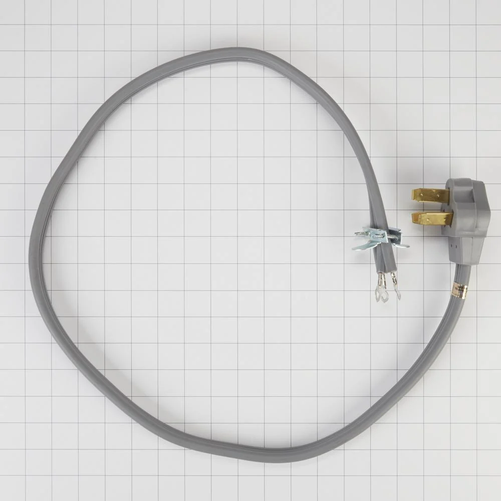 Kitchenaid PT220 4' Electric Range Power Cord 3 Wire 40 Amp Right Angle Plug - Image 2