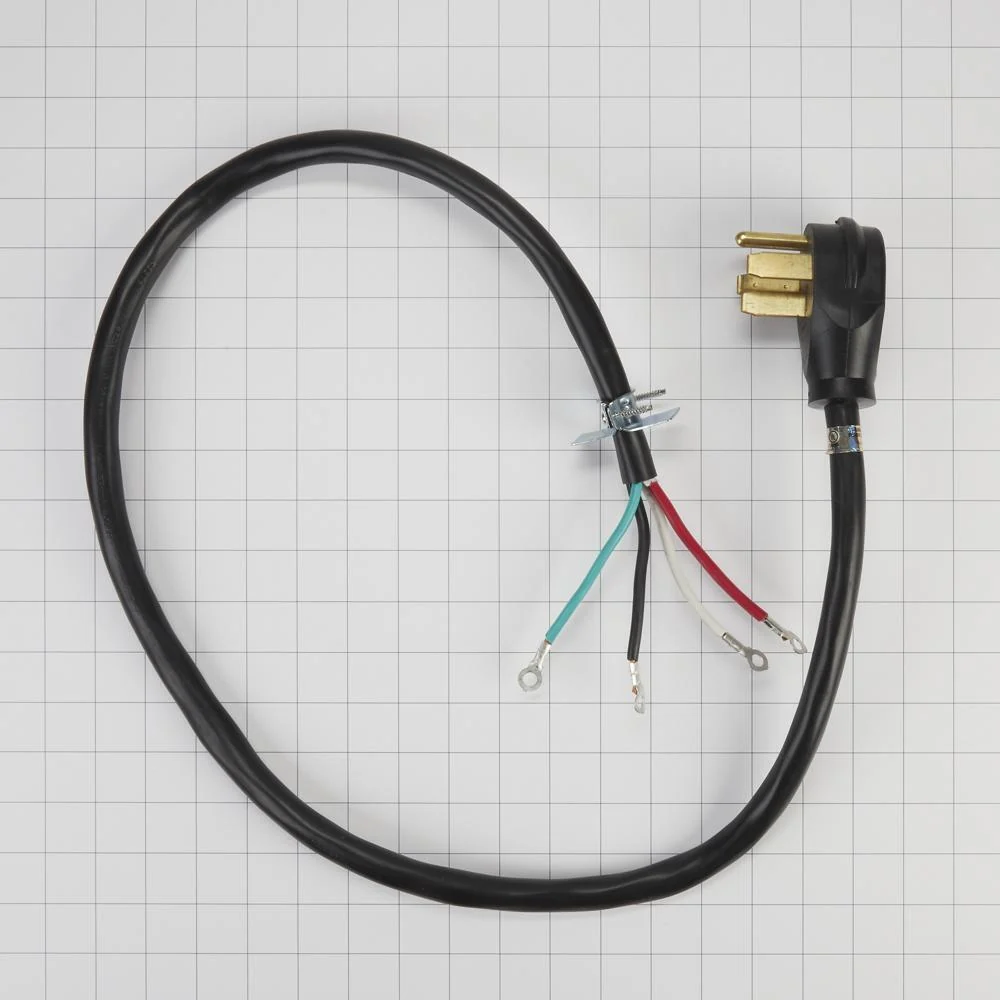 Kitchenaid PT400 4' Electric Range Power Cord 4 Wire 40 Amp Right Angle Plug - Image 3