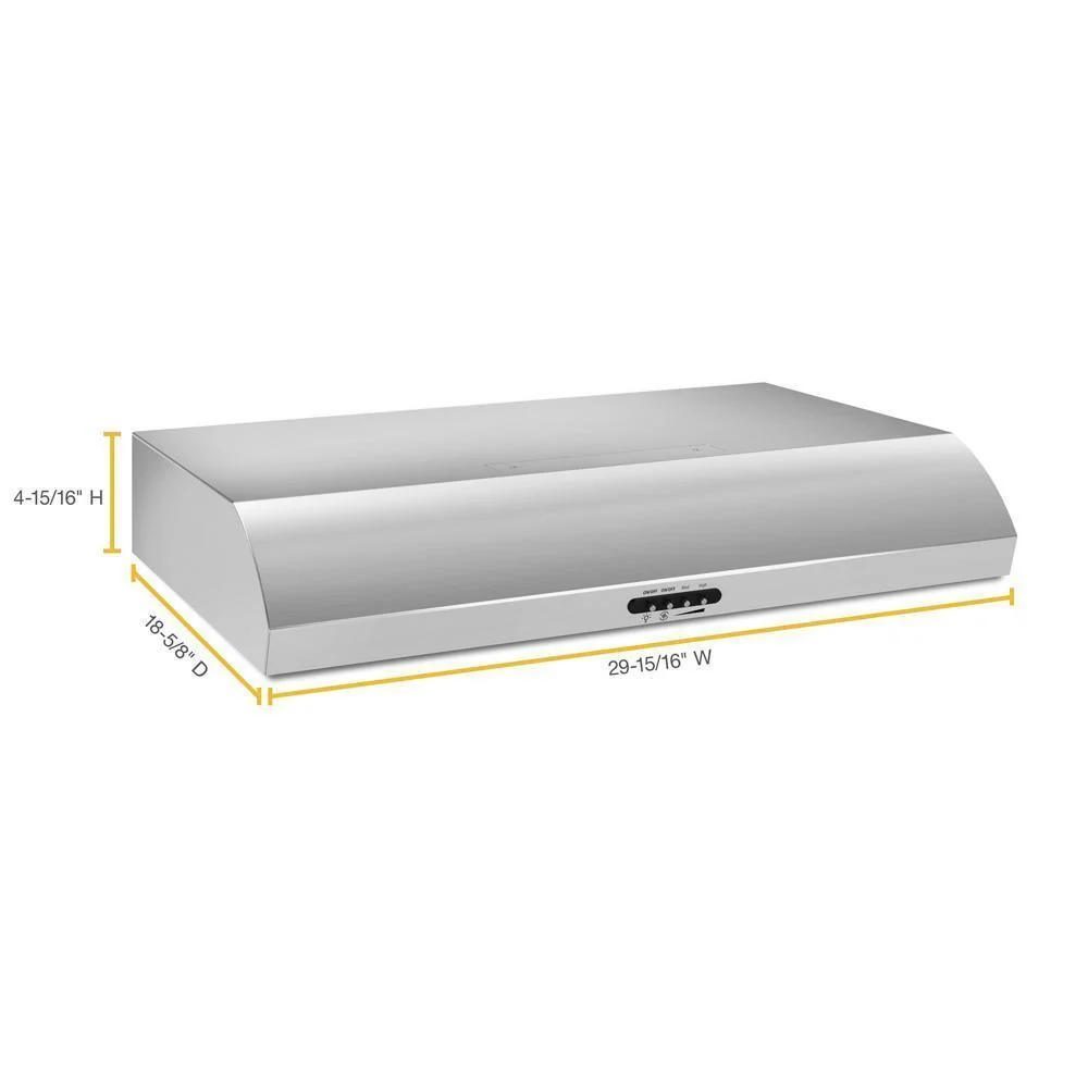Kitchenaid UXT5230BDS 30" Range Hood with the FIT System - Image 2