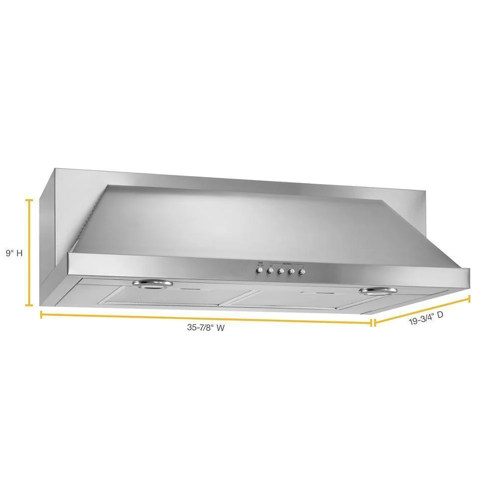 Kitchenaid UXT5536AAS 36" Convertible Under-Cabinet Hood - Image 2