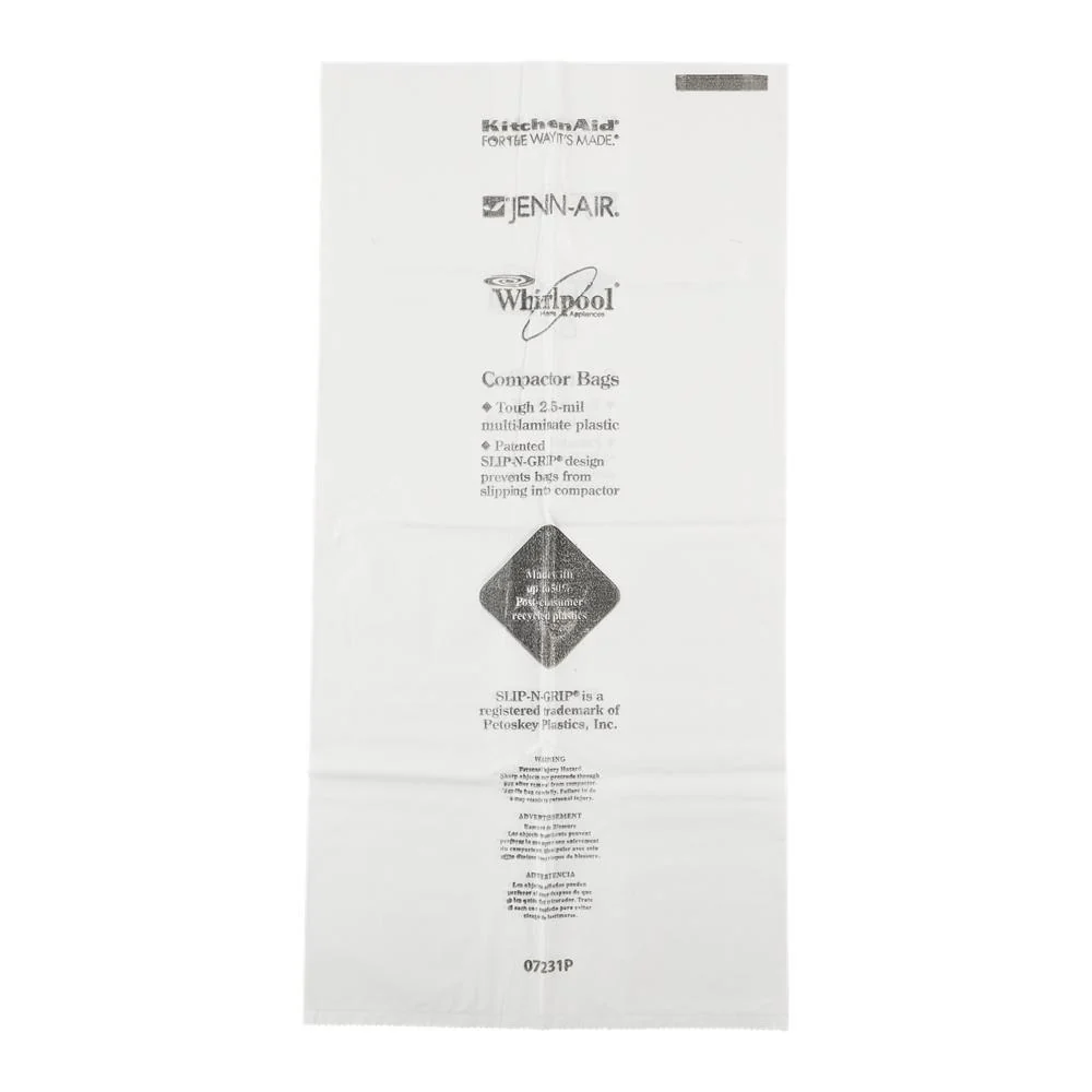 Kitchenaid W10165294RB 60-Pack of Heavy-Duty Plastic Compactor Bags with Odor Remover for 15-IN Compactor Models - Image 7