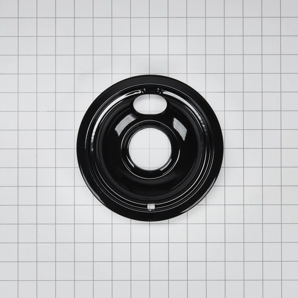 Kitchenaid W10290353RW Range Electric/Cooktop 6-IN Round Drip Bowl (Single-Pack) - Black for Non-Hinged, 2-Wire Plug Cooking Elements - Image 2