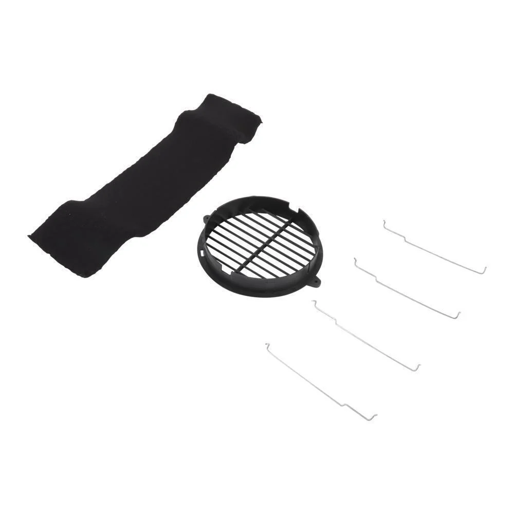 Kitchenaid W10356918 30" Range Hood Recirculation Kit with (1) charcoal filter, (1) black vent cover and (4) mounting brackets