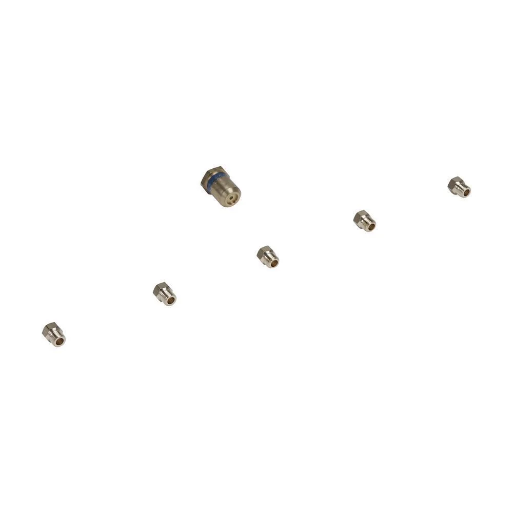 Kitchenaid W10402145 Gas Dryer Conversion Kit, Brass-colored, with pin blocks - 25K and 25M valve, and 7-orifice burner