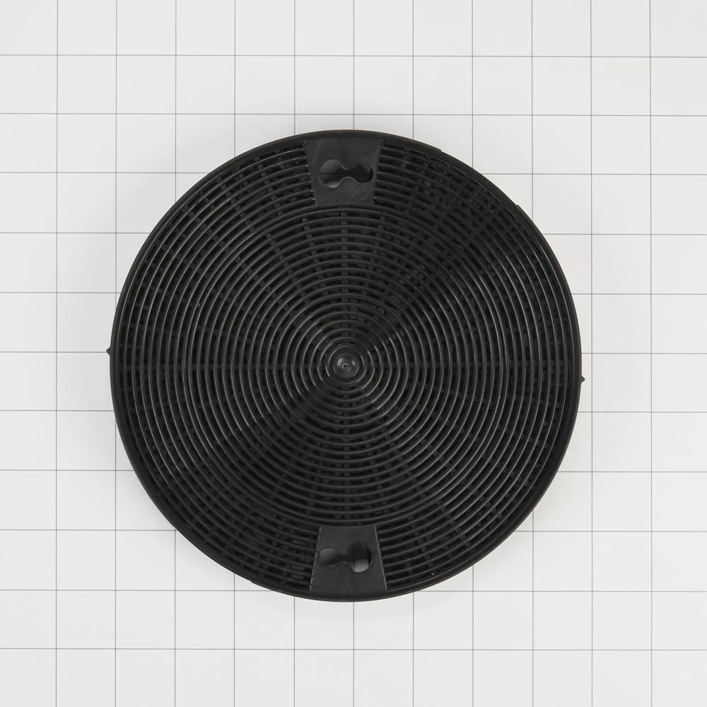 Kitchenaid W10490330 Range Hood Recirculation Kit with (2) charcoal filters, (1) black vent cover and (2) mounting screws, fits UXL5430BSS - Image 2