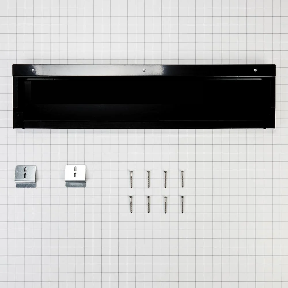 Kitchenaid W10655449 Slide-in Range Backsplash, Black, Size: 6" H - Image 5
